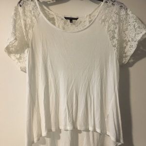 Victoria secret white lace top
